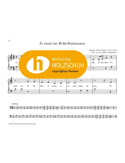 Es tanzt ein Bi-Ba-Butzemann